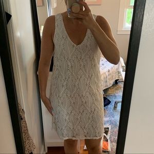 Tart White Lace Shift Dress
